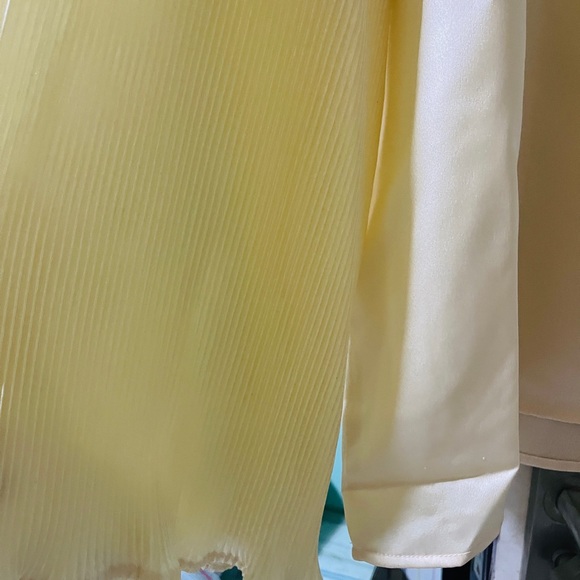 Madame cream top with pleated sleeves! - Picture 5 of 7